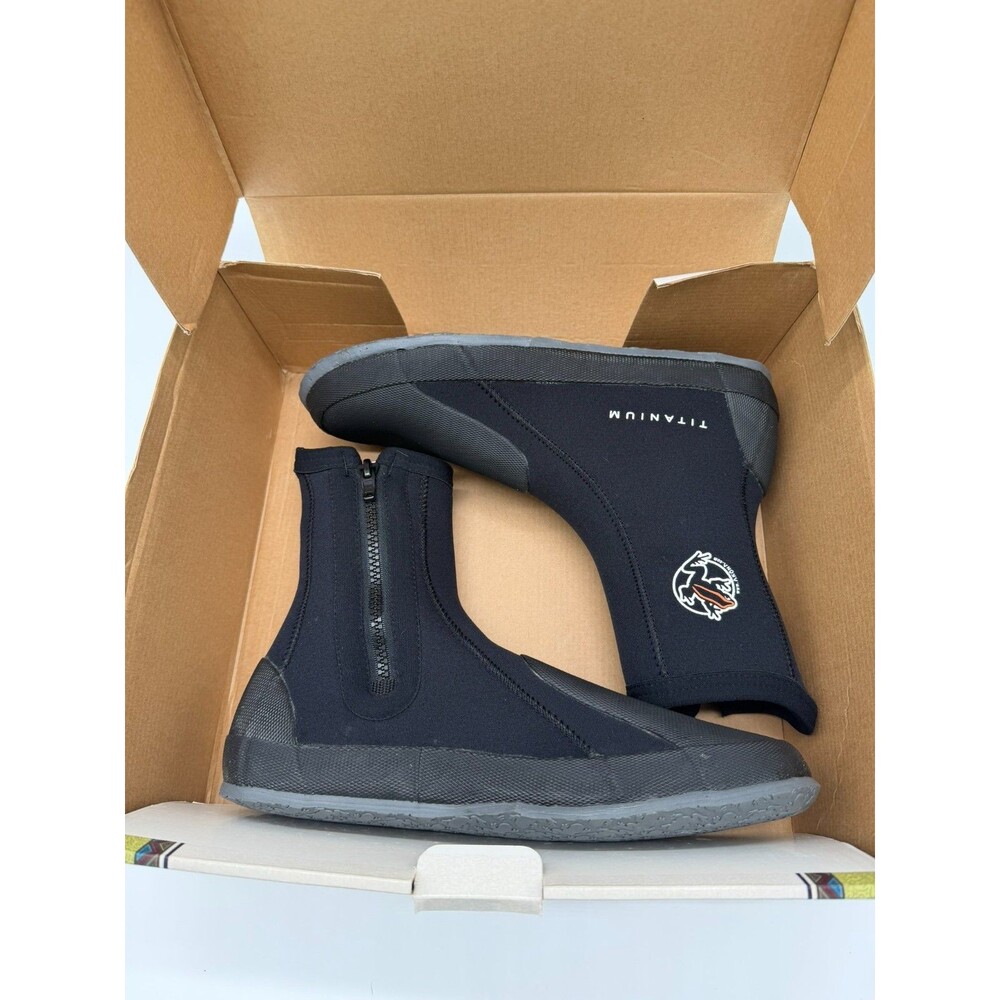 AKONA 3.5mm Deluxe Titanium Neoprene Scuba Diving Boots Water Shoes Men's 10